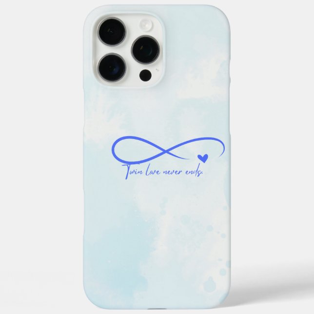 Die doppelte Liebe ist Forever Phone Case (Rückseite)