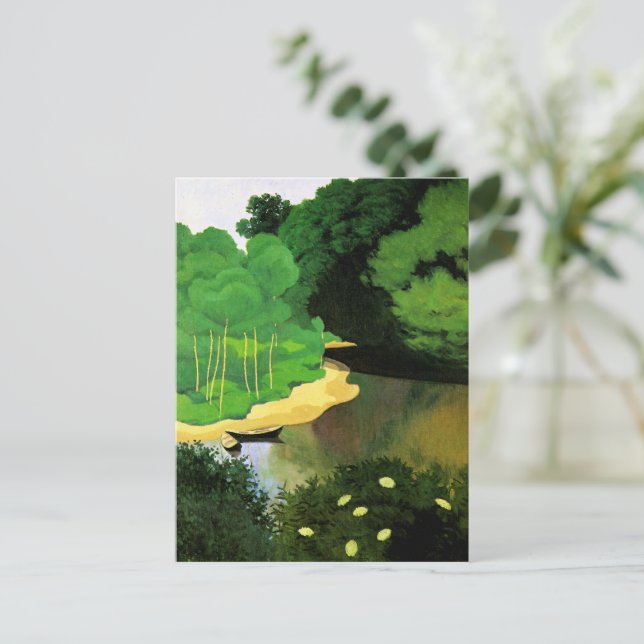 Die Dordogne mit Carrence Postkarte (Stehend Vorderseite)