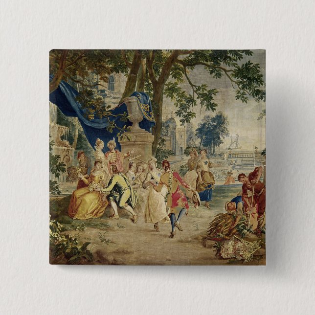 Die Dorf Party nach D.Teniers Button (Vorderseite)