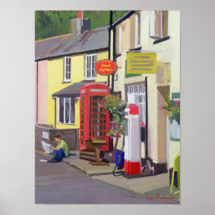 Die Dorf-Post Withypool Poster