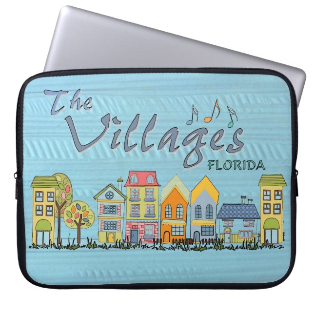 Die Dörfer florida Gemeinschaft Laptop-Hülle Laptopschutzhülle (Vorderseite)