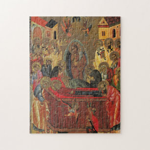 Die Dormition des Theotokos-Ikons Puzzle