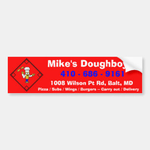 Die Doughboys-Autoaufkleber der Mike Autoaufkleber