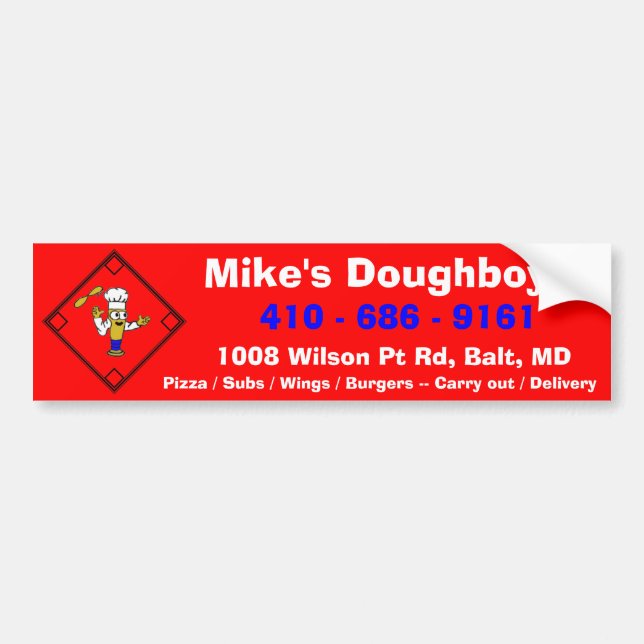 Die Doughboys-Autoaufkleber der Mike Autoaufkleber (Vorne)