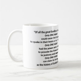 Die Douglas-Tasse "NUR EIN NAME" Kaffeetasse