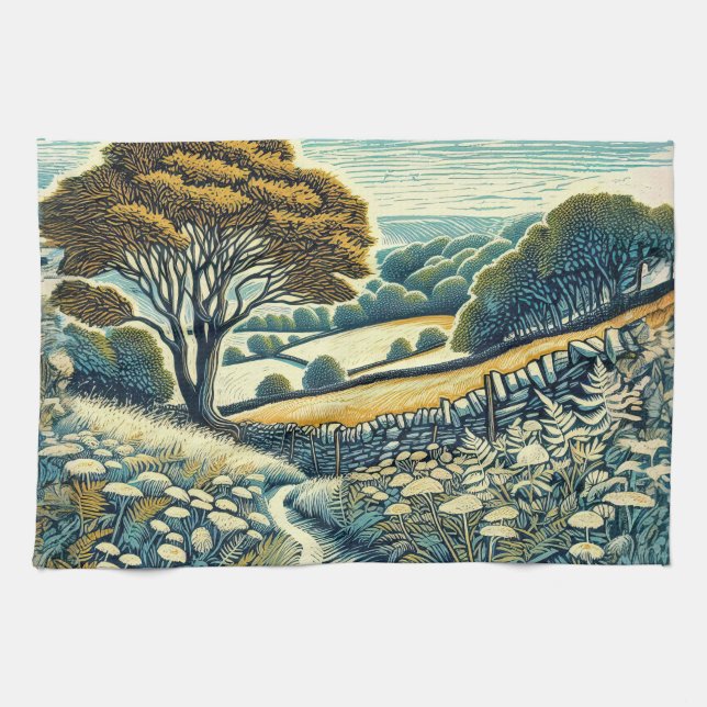 Die Downs Geschirrtuch (Horizontal)