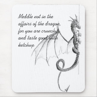 Die Drache-Seite Mousepad
