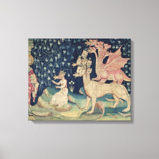 Die Drachen erbrechen Frösche Leinwanddruck (Vorderseite)