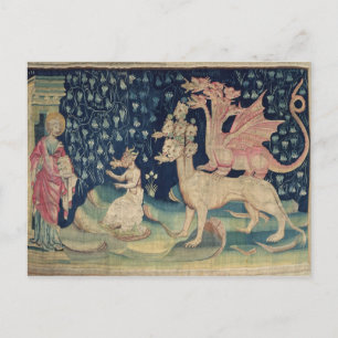 Die Drachen erbrechen Frösche Postkarte