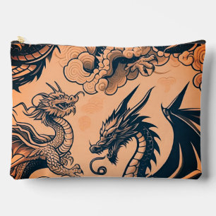 Die Drachen Krieg Orangen Himmel Zubehörtasche