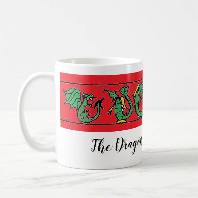 Die Drachen tanzen! Kaffeetasse (Links)