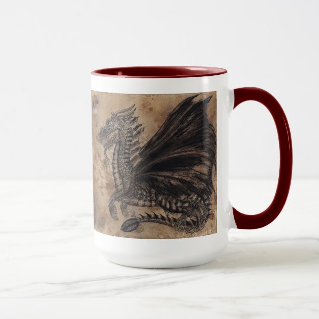 Die Drachen - Tasse (Rechts)