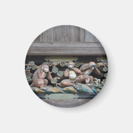 die drei Affen von Nikko - Three wise monkeys Magnet
