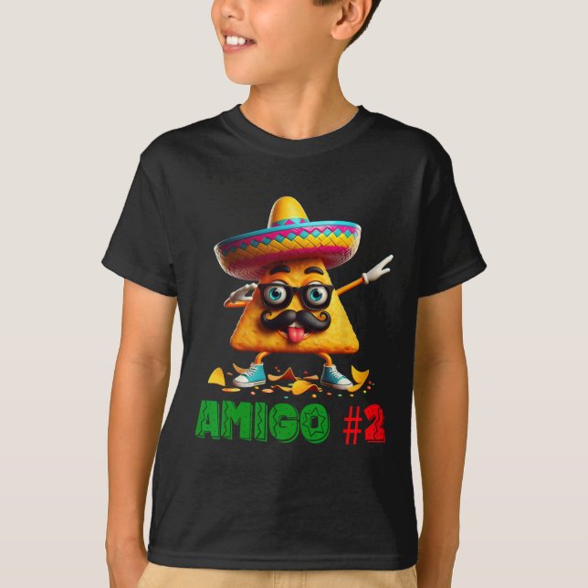 Die drei Amigos Cinco De Mayo Amigo #2 Group Ma T-Shirt (Vorderseite)