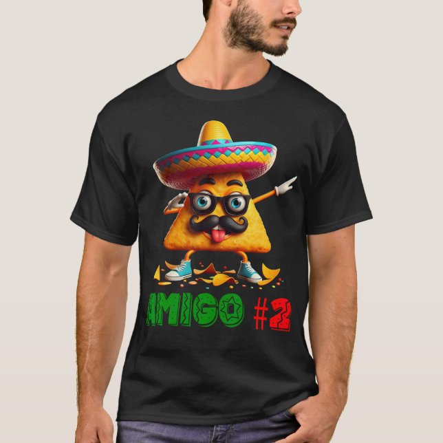 Die drei Amigos Cinco De Mayo Amigo 2 Group Mat T-Shirt (Vorderseite)