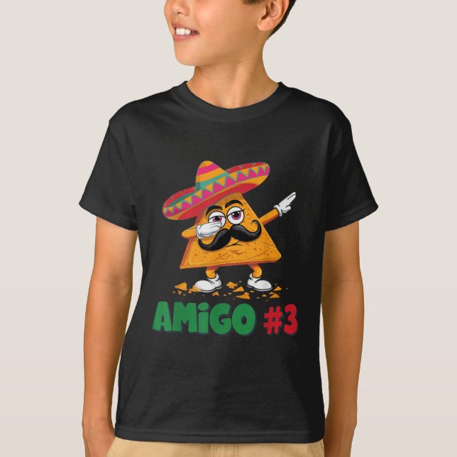 Die drei Amigos Cinco De Mayo Amigo #3 Group Ma T-Shirt (Vorderseite)