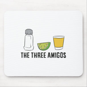 Die drei Amigos Cinco de Mayo Tequila Salz und Li Mousepad