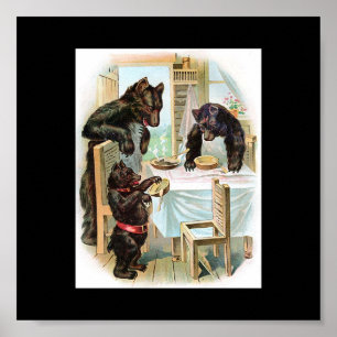 Die drei Bären - ein märchenhaftes Poster