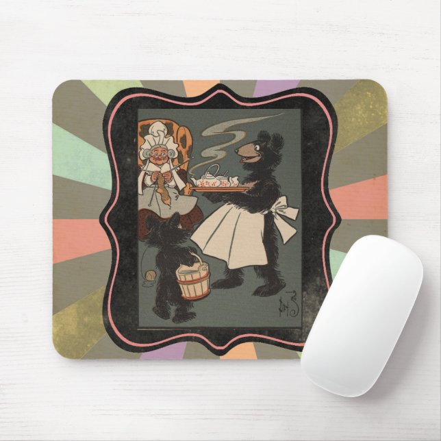 Die drei Bären-Mauspad Mousepad (Mit Mouse)