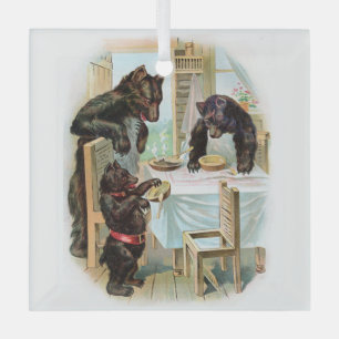 Die drei Bären Ornament Aus Glas