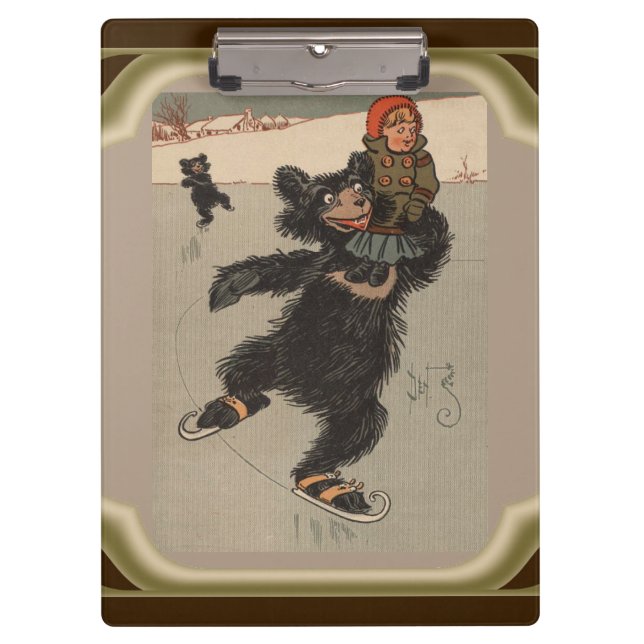 Die Drei-Bären-Zwischenablage Klemmbrett (Vorderseite)