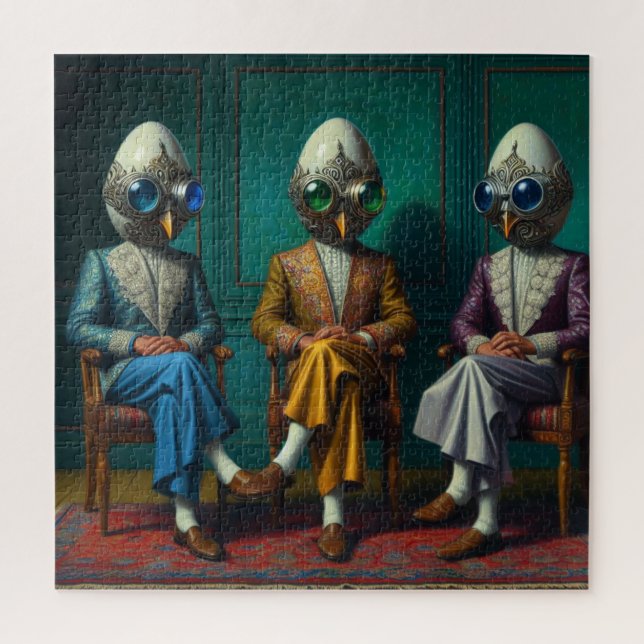 Die drei Beobachter Puzzle (Vertikal)