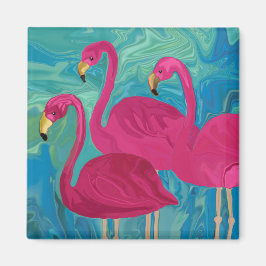 Die drei Flamigos Magnet