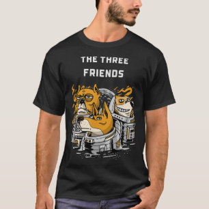 Die drei Freundinnen Hunde Pals Hunde Pal Friend D T-Shirt