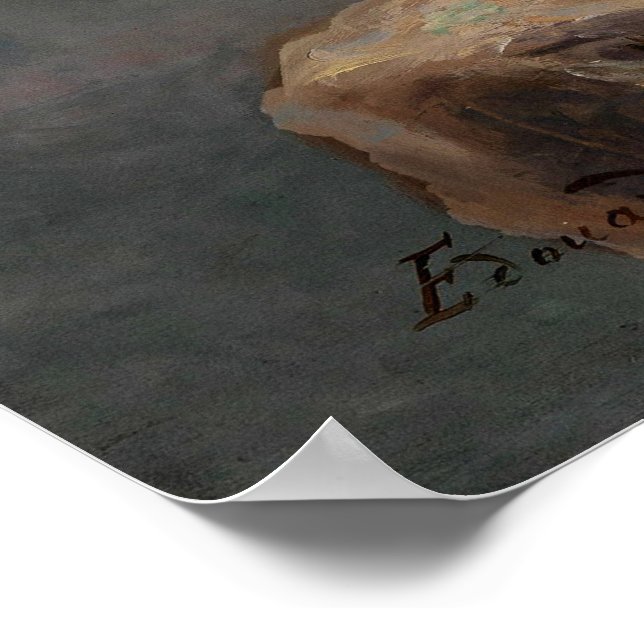 Die drei Gnaden von Edouard Bisson Poster (Ecke)