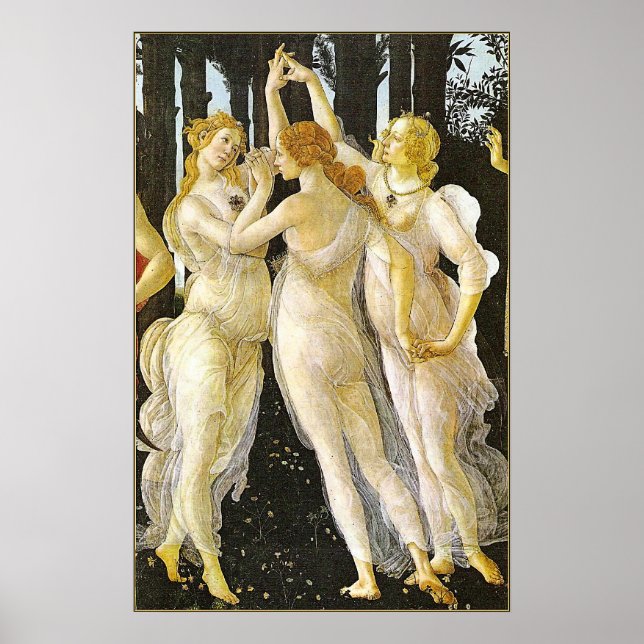 Die drei Grabungen von Sandro Botticelli Poster (Vorne)
