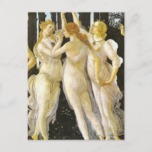 Die drei Grazien von Sandro Botticelli Postkarte