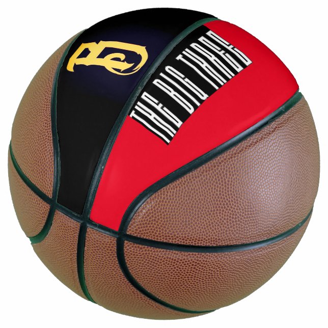 Die drei großen Basketball (angewinkelt)