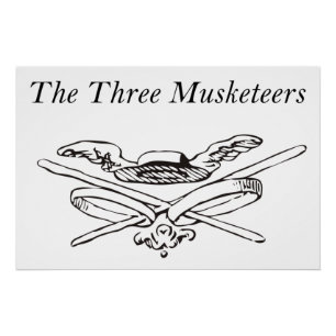 Die drei Helden der Musketiere - Alexandre Dumas Poster