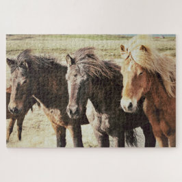 Die drei isländischen Pferdefreunde der Amigos Puzzle