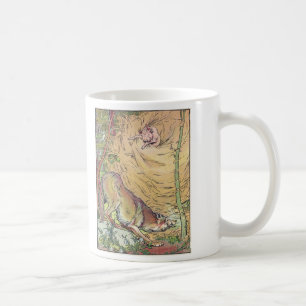 Die drei kleinen Schwein-Stroh-Haus-Märchen 1904 Kaffeetasse