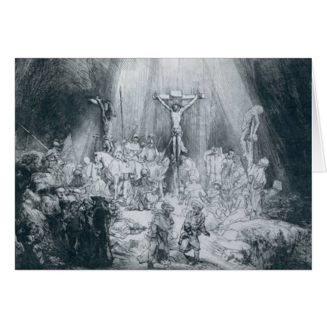 Die Drei-Kreuze-Karte (Vorderseite (Horizontal))