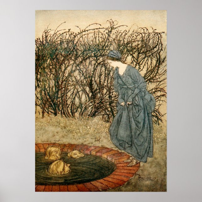 Die drei Leiter des Brunnens Poster (Vorne)