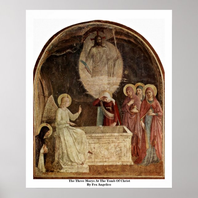 Die drei Marys am Grab Christi Poster (Vorne)