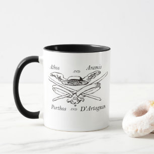 Die drei Musketiere Athos Aramis Porthos Artagnan Tasse