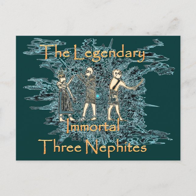 Die drei Nephites Postkarte (Vorderseite)