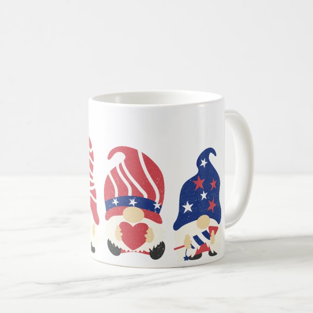 Die drei patriotischen Gnome Kaffeetasse (VorderseiteRechts)