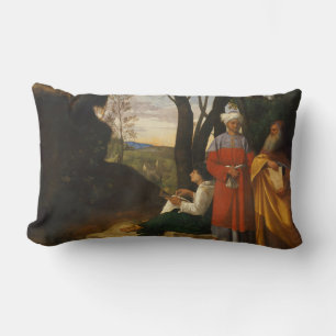 Die drei Philosophen (Dreikönige) (von Giorgione) Lendenkissen