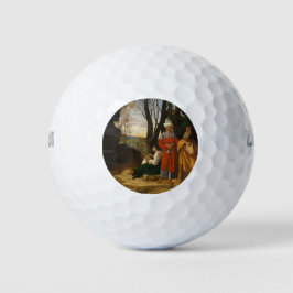 Die drei Philosophen (Weisen) (von Giorgione) Golfball