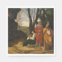 Die drei Philosophen (Weisen) (von Giorgione) Serviette