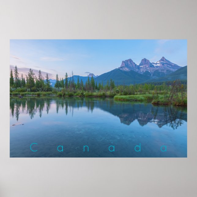 Die drei Schwestern in der Morgendämmerung Poster (Vorne)