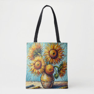 Die drei Sonnenblumen von Vincent Van Gogh Design