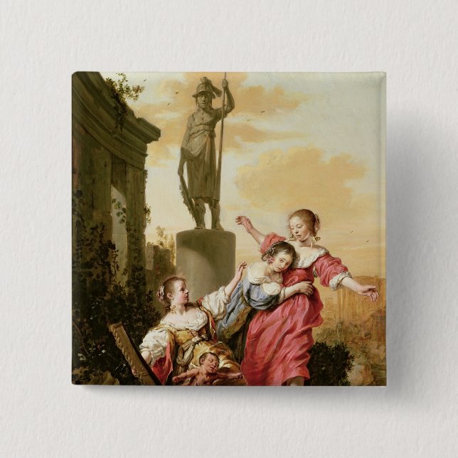 Die drei Töchter von Cecrops Button (Vorderseite)