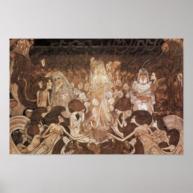 Die drei Übergänge von Toorop Jan (beste Qualität) Poster (Vorne)