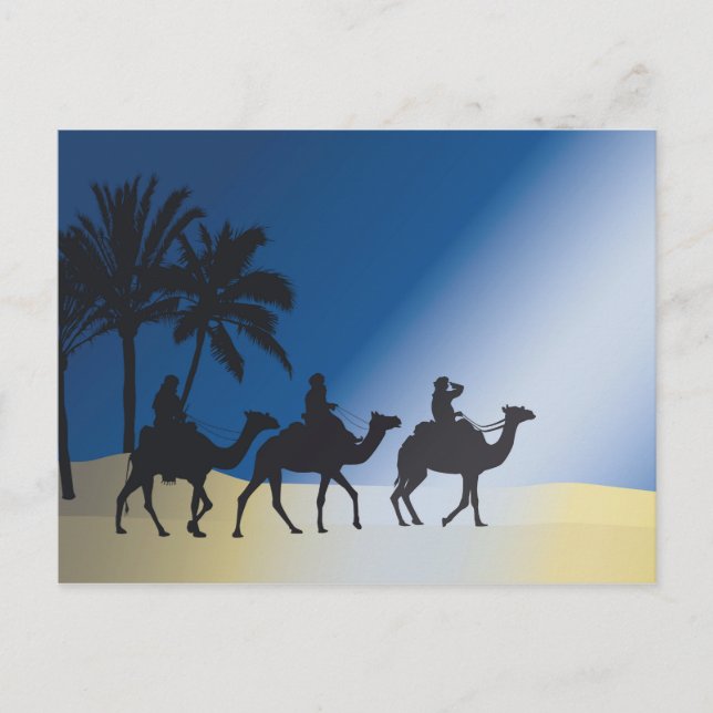 Die drei Weisen aus dem Morgenland Postkarte (Vorderseite)