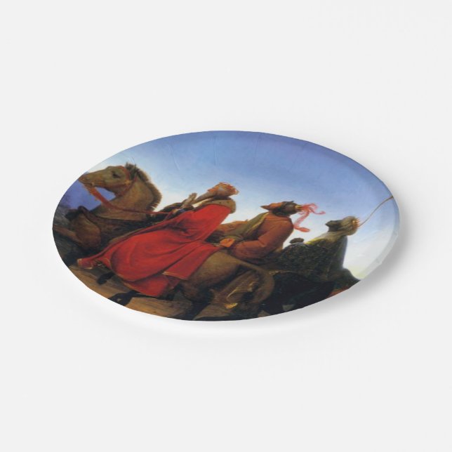 Die drei Wismen Pappteller (Schrägansicht)